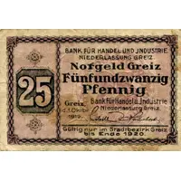 25 Pfennig Bank für Handel und Industrie