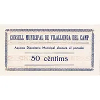 50 Céntimos Vilallonga del Camp
