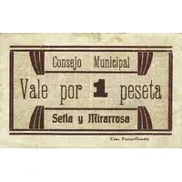1 Peseta Setla y Mirarrosa