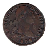 8 Maravedis-Charles IIII 1808 - Coleccion Ortiz