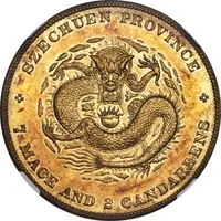 1 Yuan - Guangxu Pattern, brass