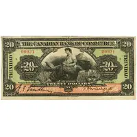 20 Dollars Canadian Bank of Commerce