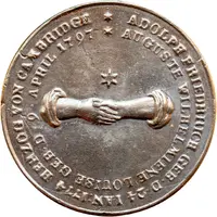 Medal - Marriage of Adolf Friedrich to Auguste Wilhelmine Luise von Hessen.