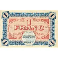1 Franc - Chambre de Commerce de Chalon-sur-Saône, Autun et Louhans 71