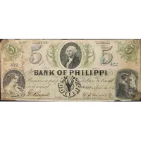 5 Dollars Bank of Philippi