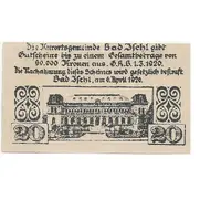 20 Heller Bad Ischl