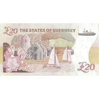 20 Pounds - Elizabeth II Posthumous, Vertical hologram