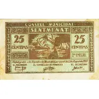 25 Céntimos Sentmenat
