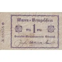 1 Pfennig Bezirks-Konsumverein