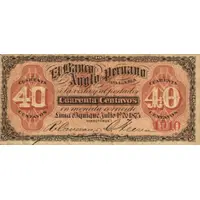 40 Centavos Banco Anglo-Peruano