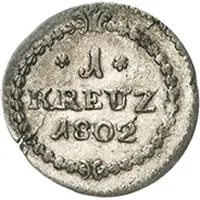 1 Kreuzer - Charles Theodor