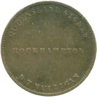 1/2 Penny - D.T. Mulligan Rockhampton, Queensland