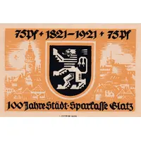 75 Pfennig Städtische Sparkasse