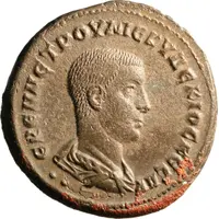 Tetradrachm - Herennius Etruscus ΔΗΜΑΡΧ ΕΞΟΥCΙΑC SC, ··, Antioch