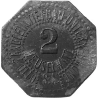 2 Pfennigs - Meuselwitz Otto Zänglein, Tiefbau Unternehmung S.A.