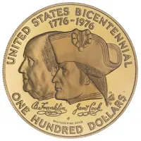 100 Dollars - Elizabeth II United States Bicentennial