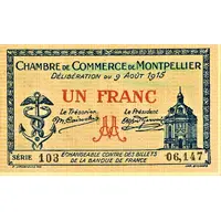 1 Franc - Chambre de Commerce de Montpellier 34