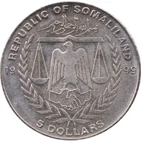 5 Dollars Year of the Rabbit