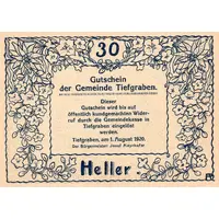 30 Heller Tiefgraben