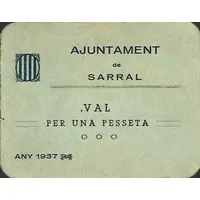1 Peseta Sarral