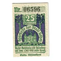 25 Pfennig Sparkasse