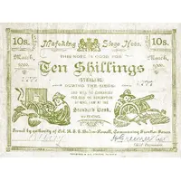 10 Shillings Siege of Mafeking