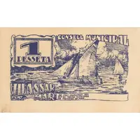 1 Peseta Vilassar de Mar