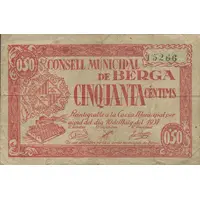 50 Céntimos Berga
