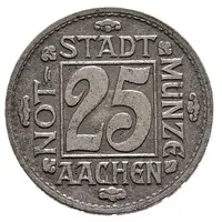 25 Pfennig - Aachen Pattern