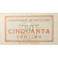 50 Céntimos Vallclara