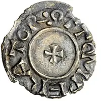 Denier - Burchard III and emperor Otto I Breisach mint