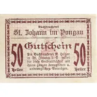 50 Heller St. Johann im Pongau