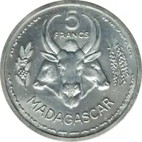 5 Francs Essai Piedfort