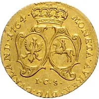 1 Ducat - Ernst Johann von Biron small bust