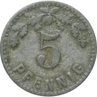 5 Pfennig - Gelsenkirchen Zeche Graf Bismarck