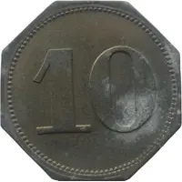 10 Pfennig - Schwabach Ph. Benj Ribot KGL. Bayer. Hofseifenfabrik