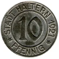 10 Pfennig - Haltern
