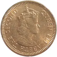 1 Cent - Elizabeth II 1st portrait