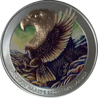 1 Dollar - Charles III 1st Portrait - Haast`s Eagle