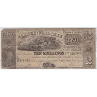 2 Dollars / 10 Shillings The Agricultural Bank