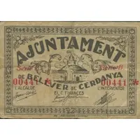 25 Céntimos Bellver de Cerdanya