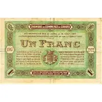 1 Franc - Chambre de Commerce de Cahors 46