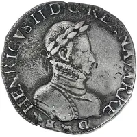 Teston Henri III de Navarre, II de Béarn