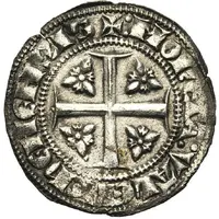 1⁄2 Groat 'with Lion' - John II of Avesnes