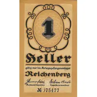 1 Heller Reichenburg PoW Camp