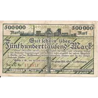 500 000 Mark Bergbau-Aktien-Gesellschaft Lothringen