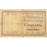 50 Céntimos Viloví d'Onyar