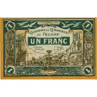 1 Franc - Chambre de Commerce de Fécamp 76