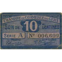 10 Centimes - Chambre de Commerce du Gers [32]