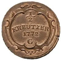 1/2 Kreutzer - Maria Theresia
